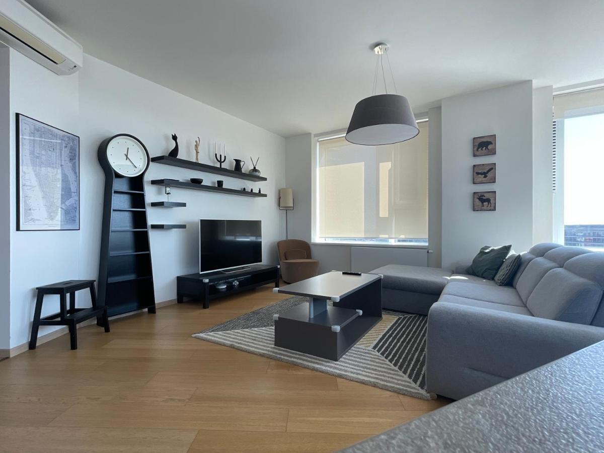 Sag Panorama Apartment 3 Rooms 19Th Floor Great View Free Parking Bratislava Exterior foto