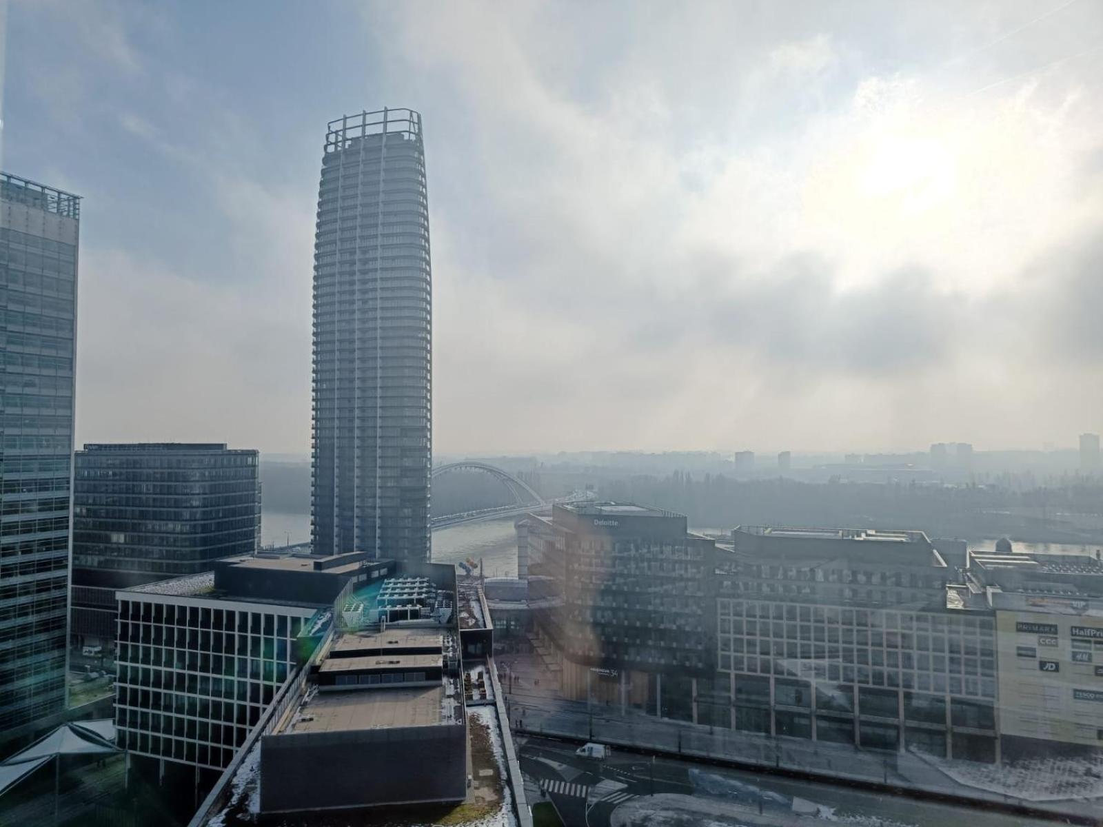 Sag Panorama Apartment 3 Rooms 19Th Floor Great View Free Parking Bratislava Exterior foto